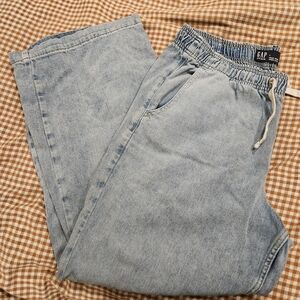 GAP Easy High Rise Wide Leg Jeans